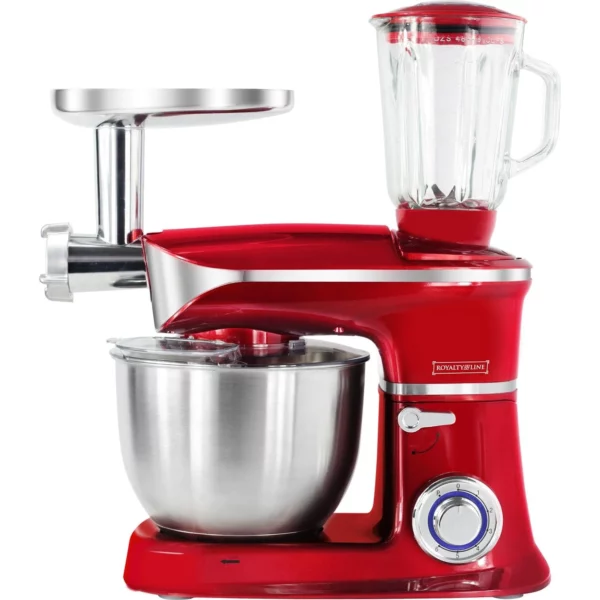 Robot da Cucina Multifunzione Planetaria da 1900W, 6,5 Litri con LED Rosso